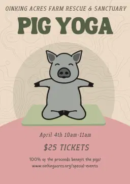 Pig Yoga