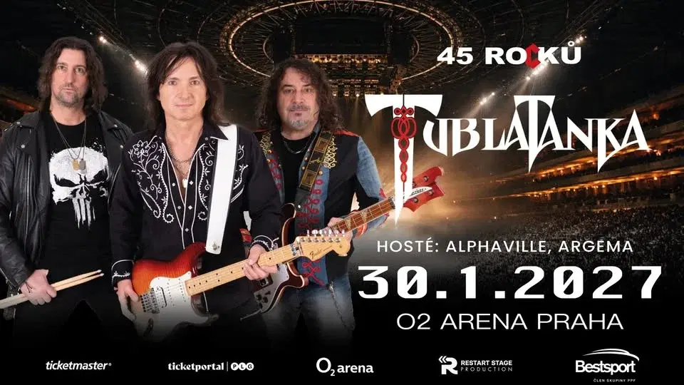 TUBLATANKA – 45 ROCKŮ | O2 arena | hosté Alphaville & Argema