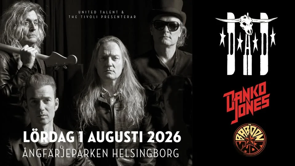D-A-D || ÅNGFÄRJEPARKEN || HELSINGBORG