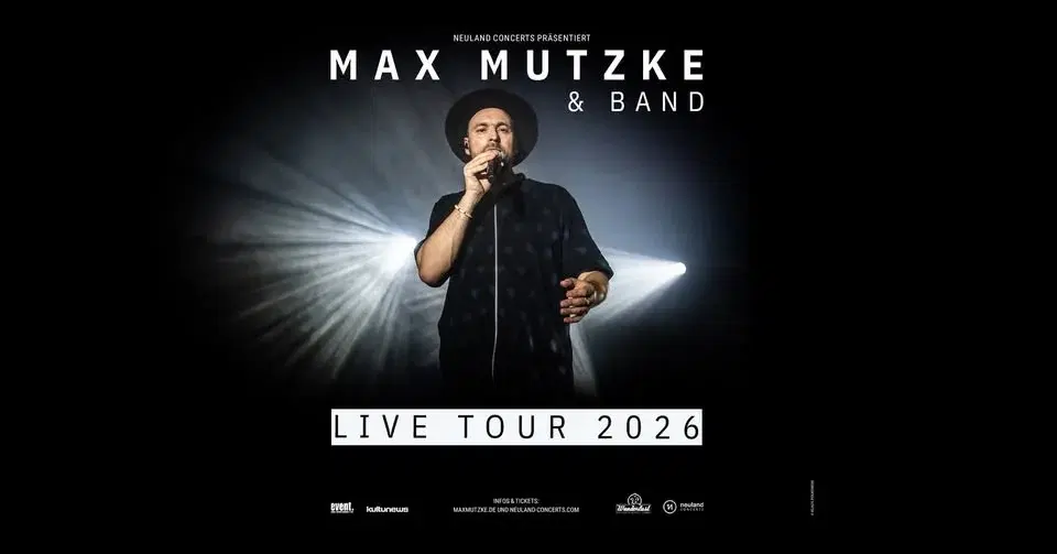 Max Mutzke • Live Tour 2026 • 02.11.26 Wien (AT)