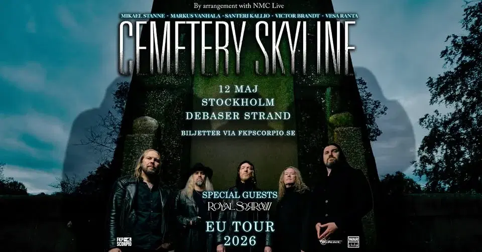 Cemetery Skyline + Special guests: Royal Sorrow | Stockholm, Debaser