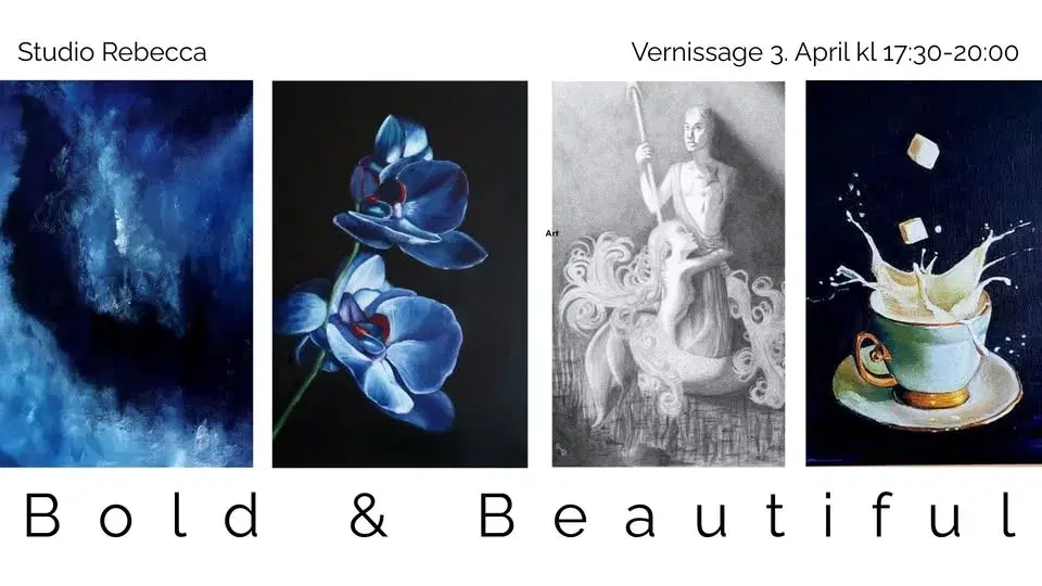 Vernissage 3 april – Bold & Beautiful | Konstrundan 2026 | Studio Rebecca