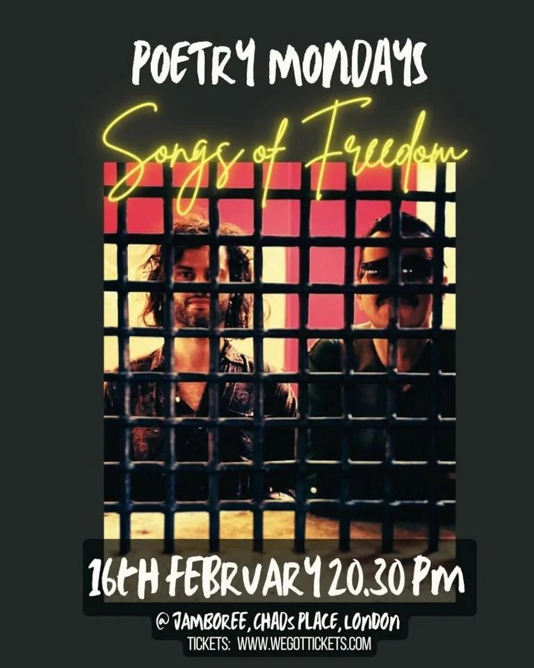 Poetry Mondays -Songs Of Freedom-