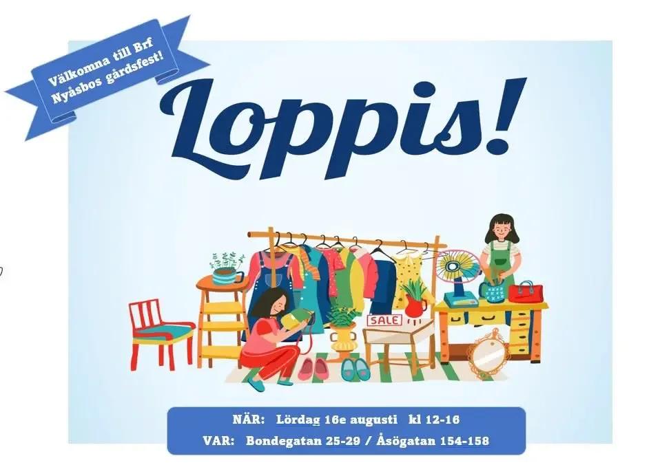 đïž NyĂ„sBo Loppis & GĂ„rdsfest pĂ„ Södermalm