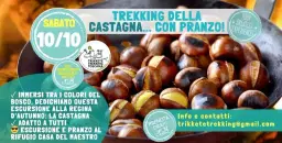 Trekking della Castagna 🌰 con Pranzo al Rifugio La Casa del Maestro!