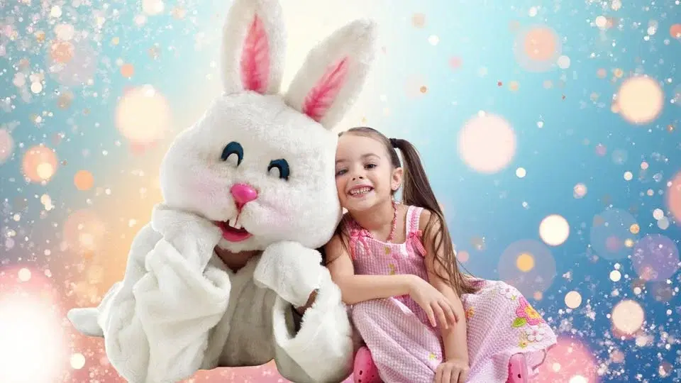 Pictures with the Easter Bunny