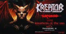 Kreator with Carcass & Cold Steel at Capitol Theatre
