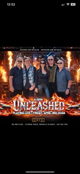 The Band Unleashed Rocks the Onyx Club!