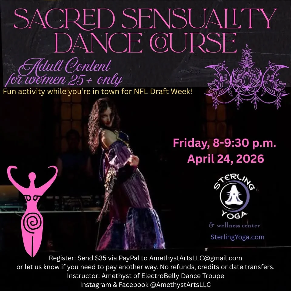 Sacred Sensuality (Dance Workshop for Women 25+)(NFL Draft Week!)