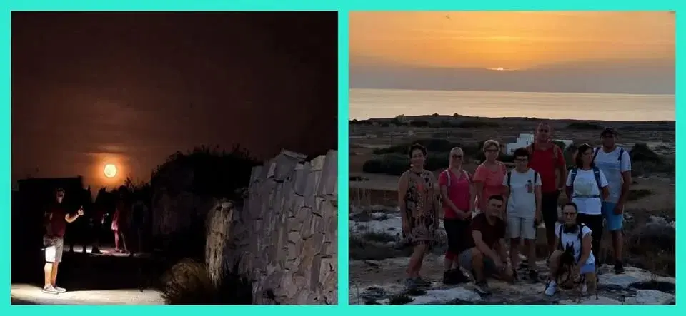 Sunset Socializing friends Charity Walk đ¶ââïž â€ïž