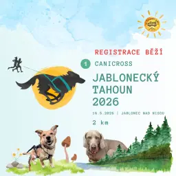 1. Jablonecký tahoun 2026 - Canicross Trail Jablonec