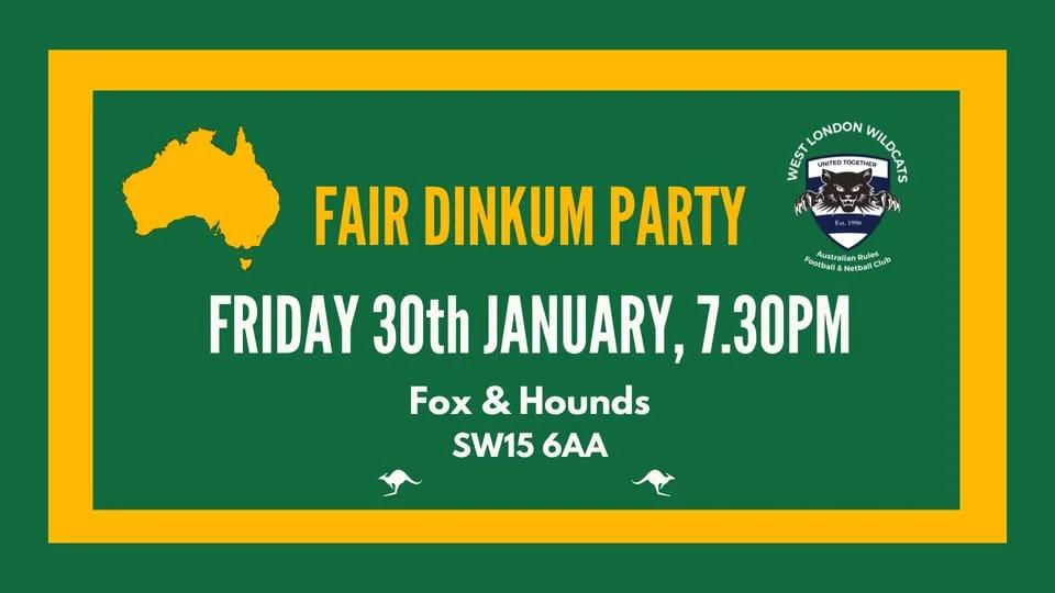 Fair Dinkum Party