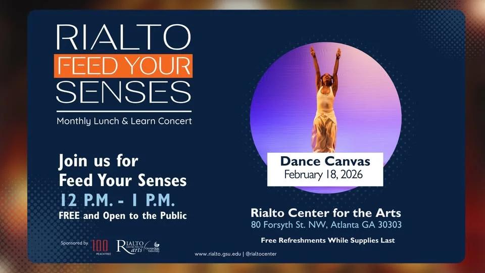 Feed Your Senses: Lunchtime Performance with Dance Canvas