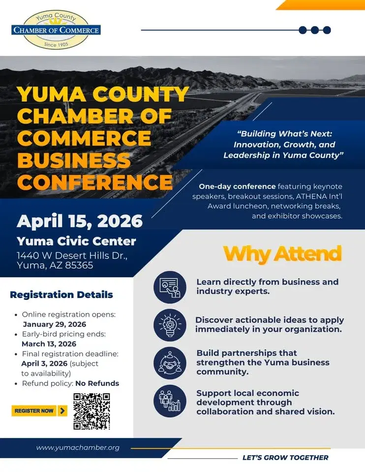 Yuma County Chamber of Commerce Business Conference 2026