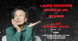 Laurie Anderson with Sexmob (US): Republic of Love, Kulttuuritalo, Helsinki 7.4.2026
