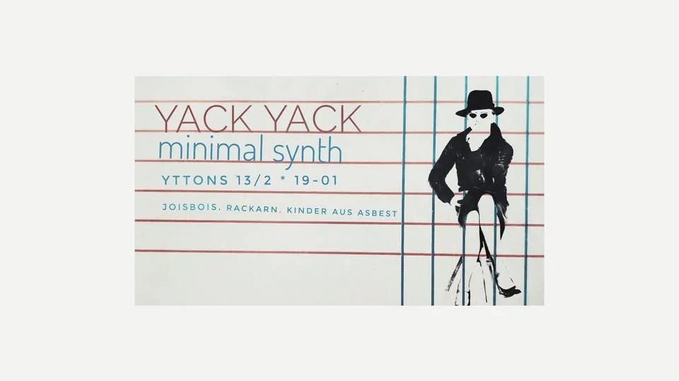 YACK YACK - Minimal Synth på Yttons