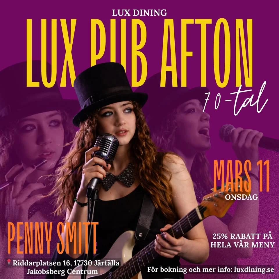 LUX Pub Afton - Penny Smitt 🎶🎸🍸