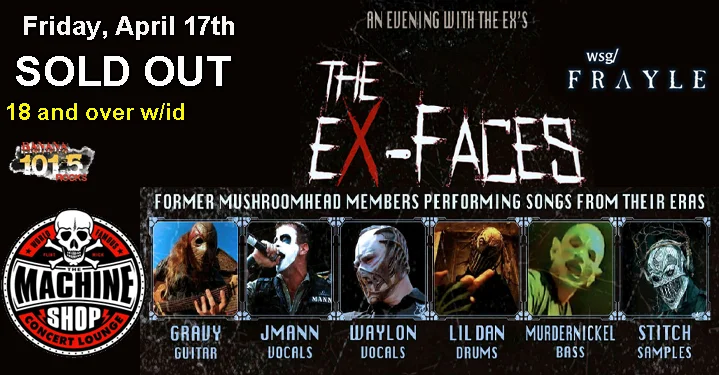 THE EX-FACES SET ONE SOLD OUT