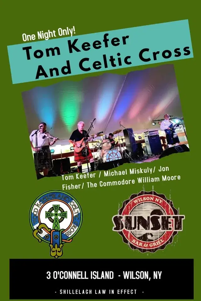 Tom Keefer And Celtic Cross LIVE at Sunset Grill