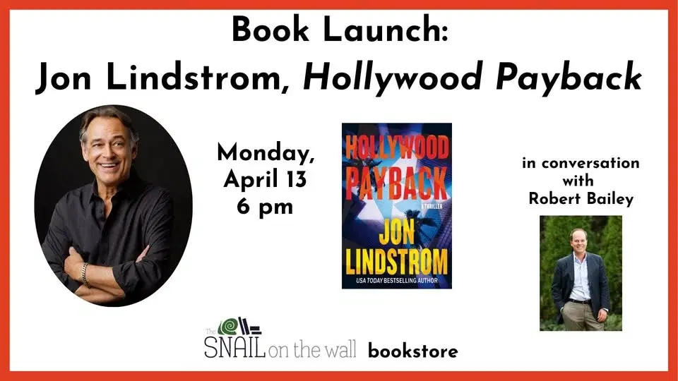 Book Launch: Jon Lindstrom in conversation with Robert Bailey