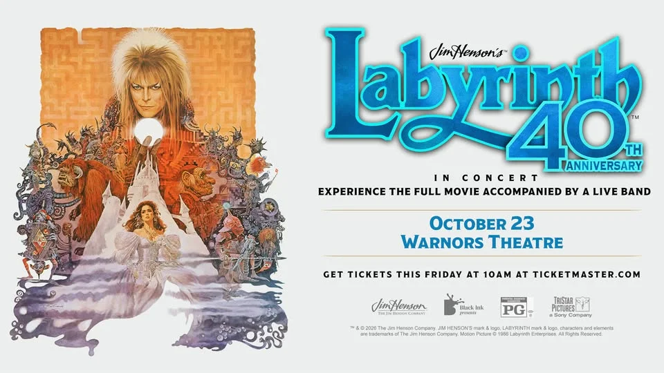 Jim Henson's Labyrinth: In Concert 40th Anniversary at Warnors Theatre!