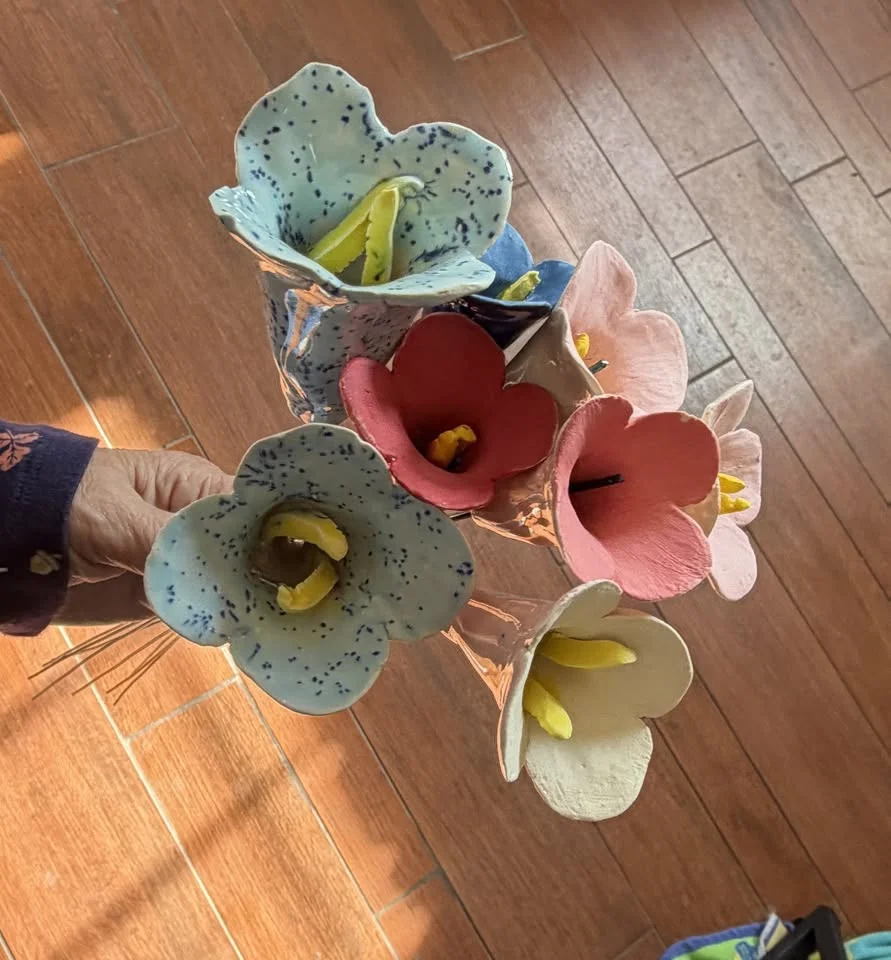 WORKSHOP IS FULL ! Porcelain Flowers for Mother’s Day