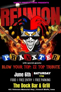 PRANXTER REUNION w/special guest BLOW YOUR TOP - ONE NIGHT ONLY!
