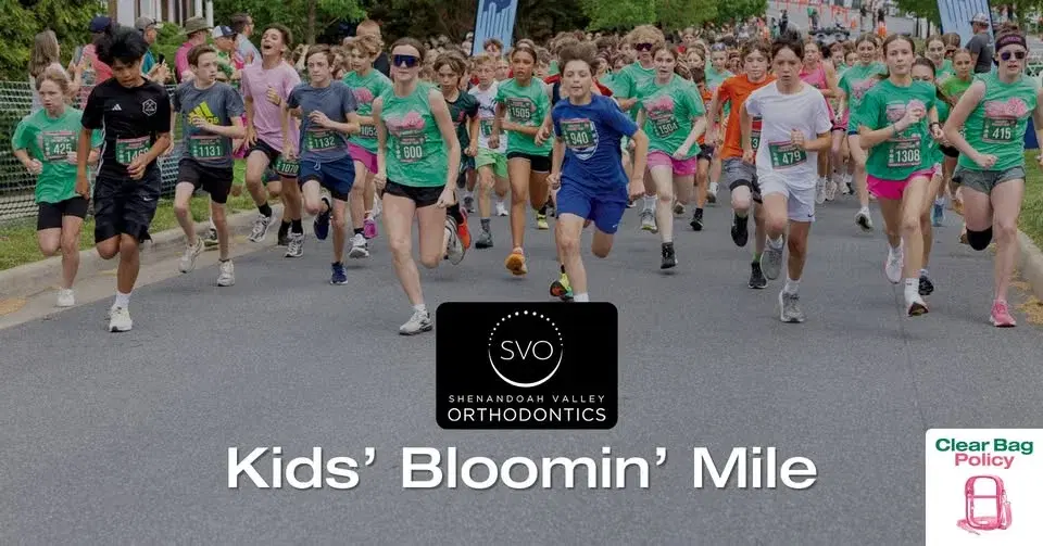 Shenandoah Valley Orthodontics Kids' Bloomin' Mile Race