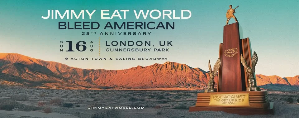 Jimmy Eat World Bleed American 25th Anniversary at Gunnersbury Park