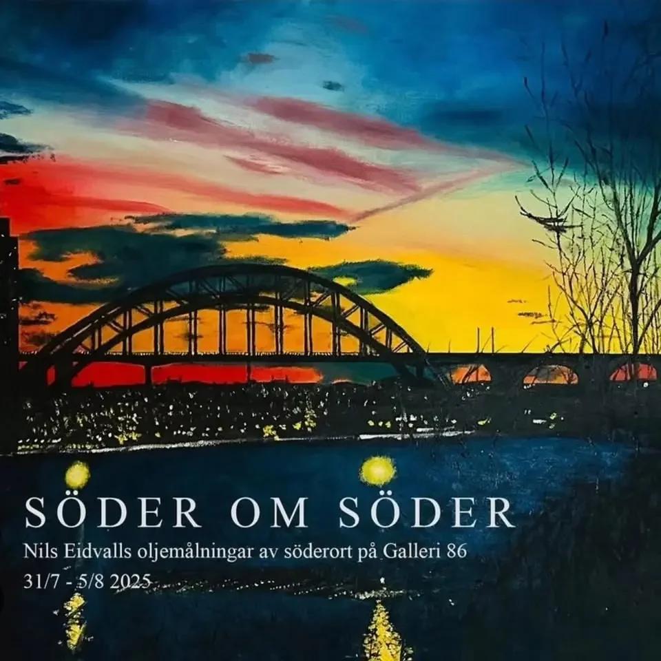 🎨 Söder om Söder – Konstutställning med Nils Eidvall 🖼️