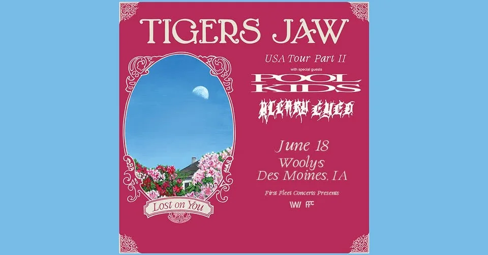 Tigers Jaw with Pool Kids and Bleary Eyed at Wooly's