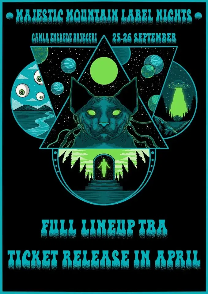 Majestic Mountain Label Nights