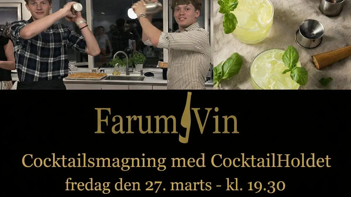 Cocktailaften med CocktailHoldet - KØB 1 & FÅ2
