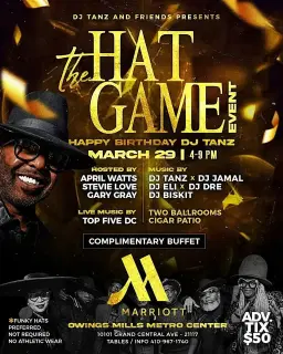 THE HAT GAME EVENT 2026 - HAPPY BIRTHDAY DJ TANZ