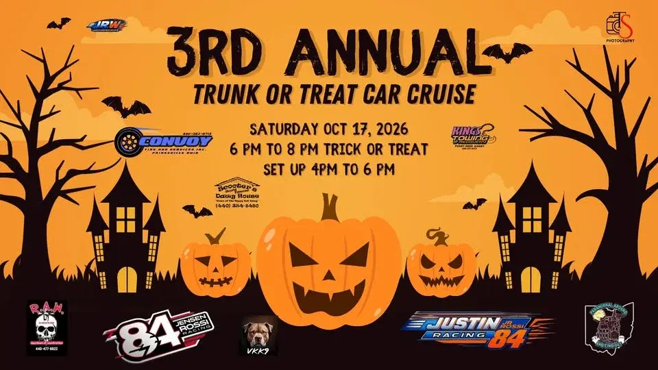 3rd annual convoy tire trunk or treat car cruise!