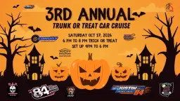 3rd annual convoy tire trunk or treat car cruise!