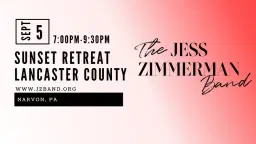 Sun Retreat Lancaster County / The Jess Zimmerman Band