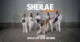 Pori Jazz presents: Sheila E. (US), Apollo Live Club, Helsinki 1.4.2026