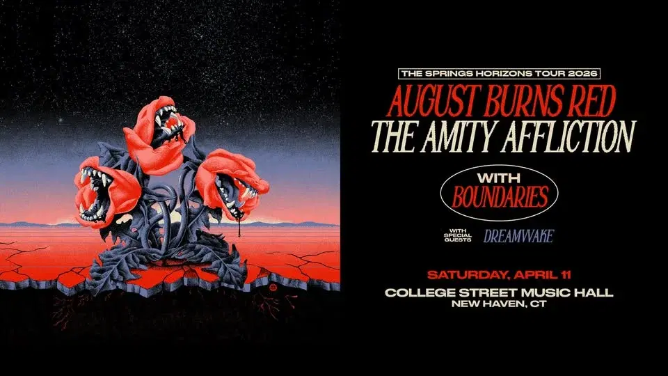 August Burns Red & The Amity Affliction at College Street Music Hall (New Haven)