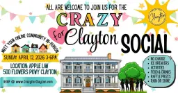 CRAZY FOR CLAYTON SOCIAL