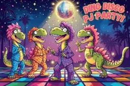 Dinos After Dark: Dino Disco PJ Party Edition