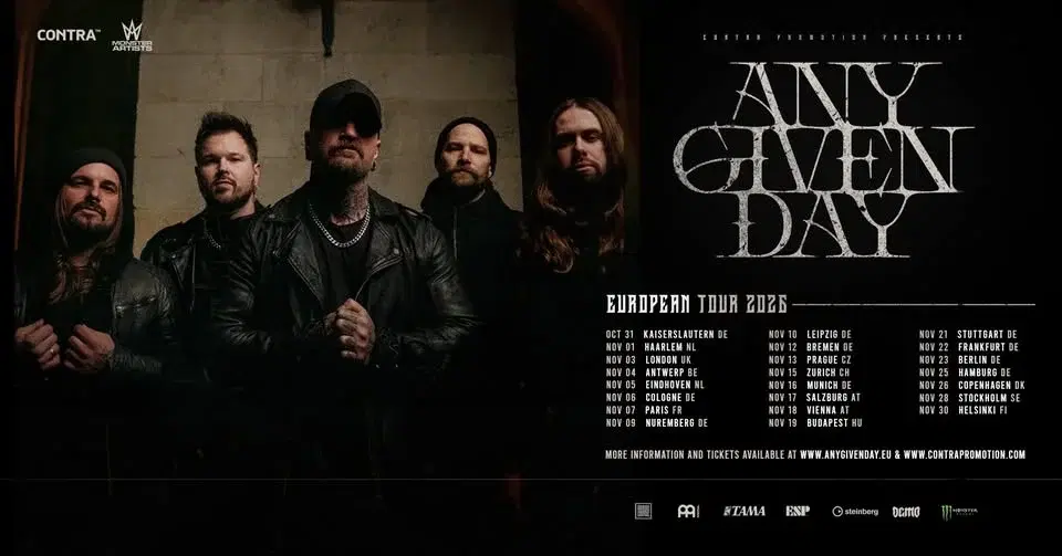 Any Given Day - European Tour 2026 | PRAHA, Distrikt