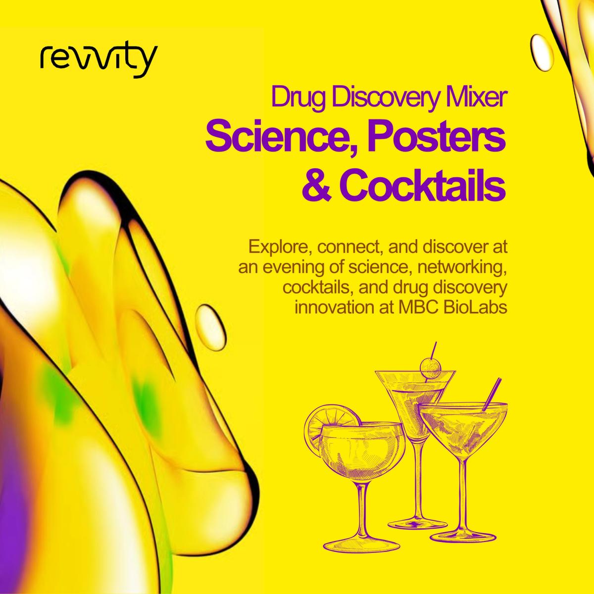 Revvity Drug Discovery Mixer: Science, Posters & Cocktails