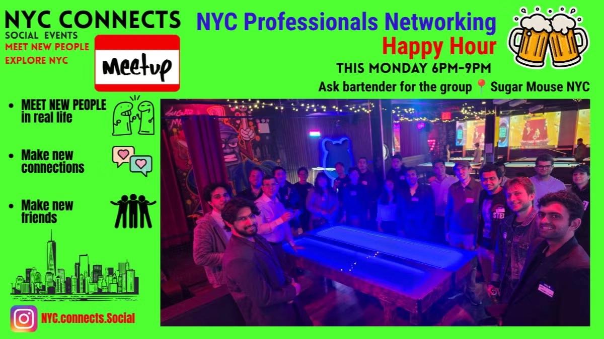 Monday happy hour social🗽🍹NYC Young Professionals