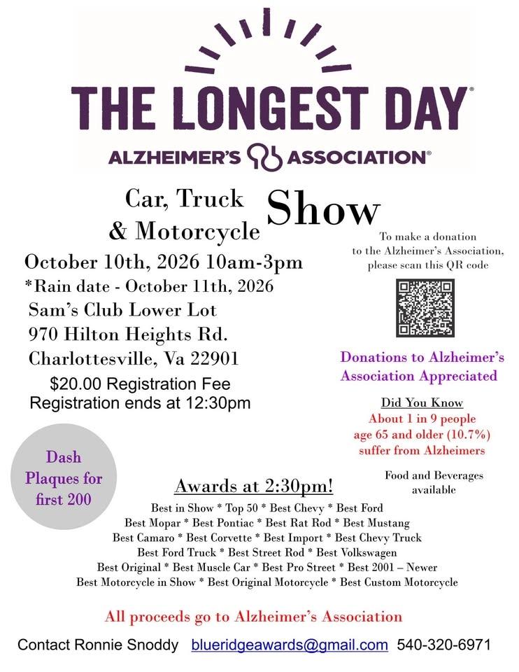 The END Alzheimer's Car Show