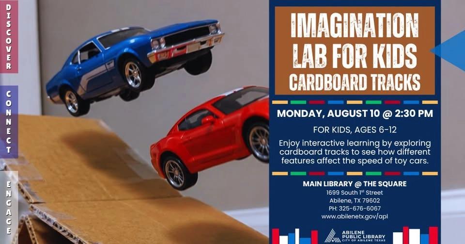 Imagination Lab: Cardboard Tracks (Main Library)