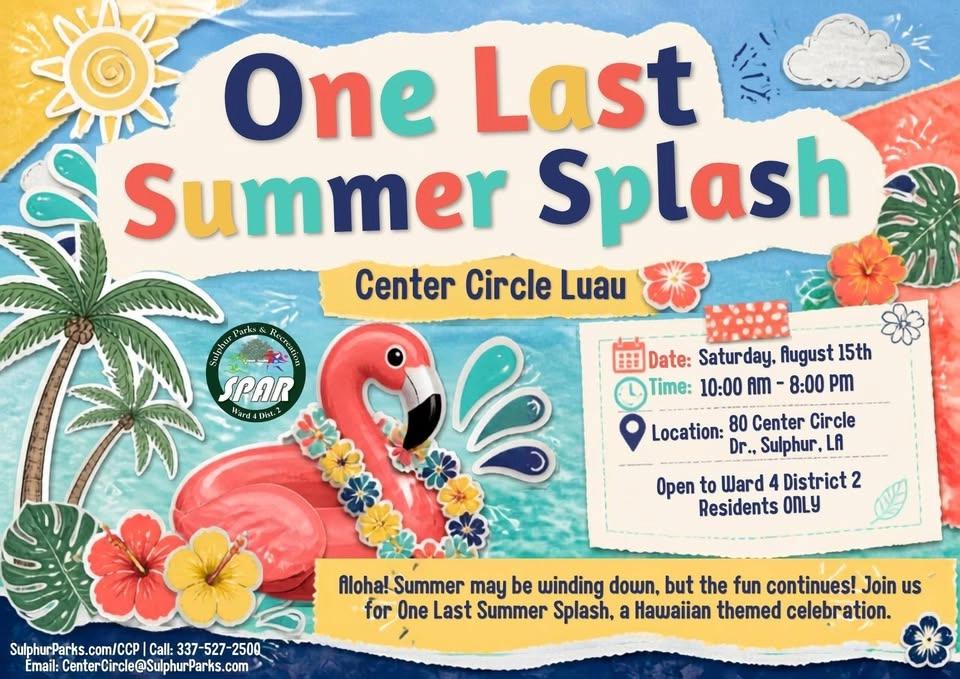 One Last Summer Splash at Center Circle Pool
