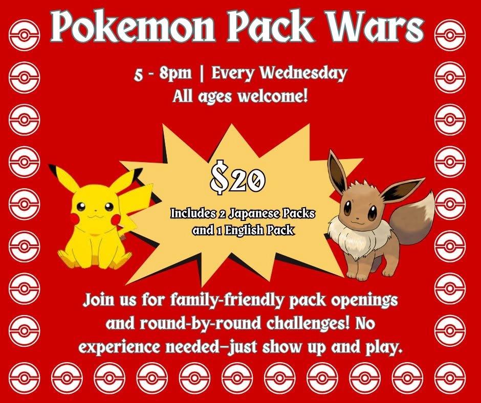 Wednesday Pokemon Pack Wars @ Dragon King