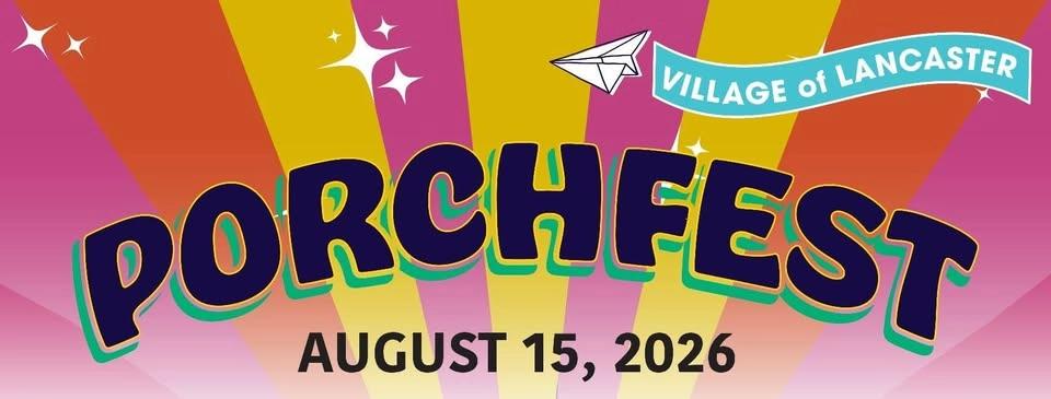 Village of Lancaster PorchFest 2026