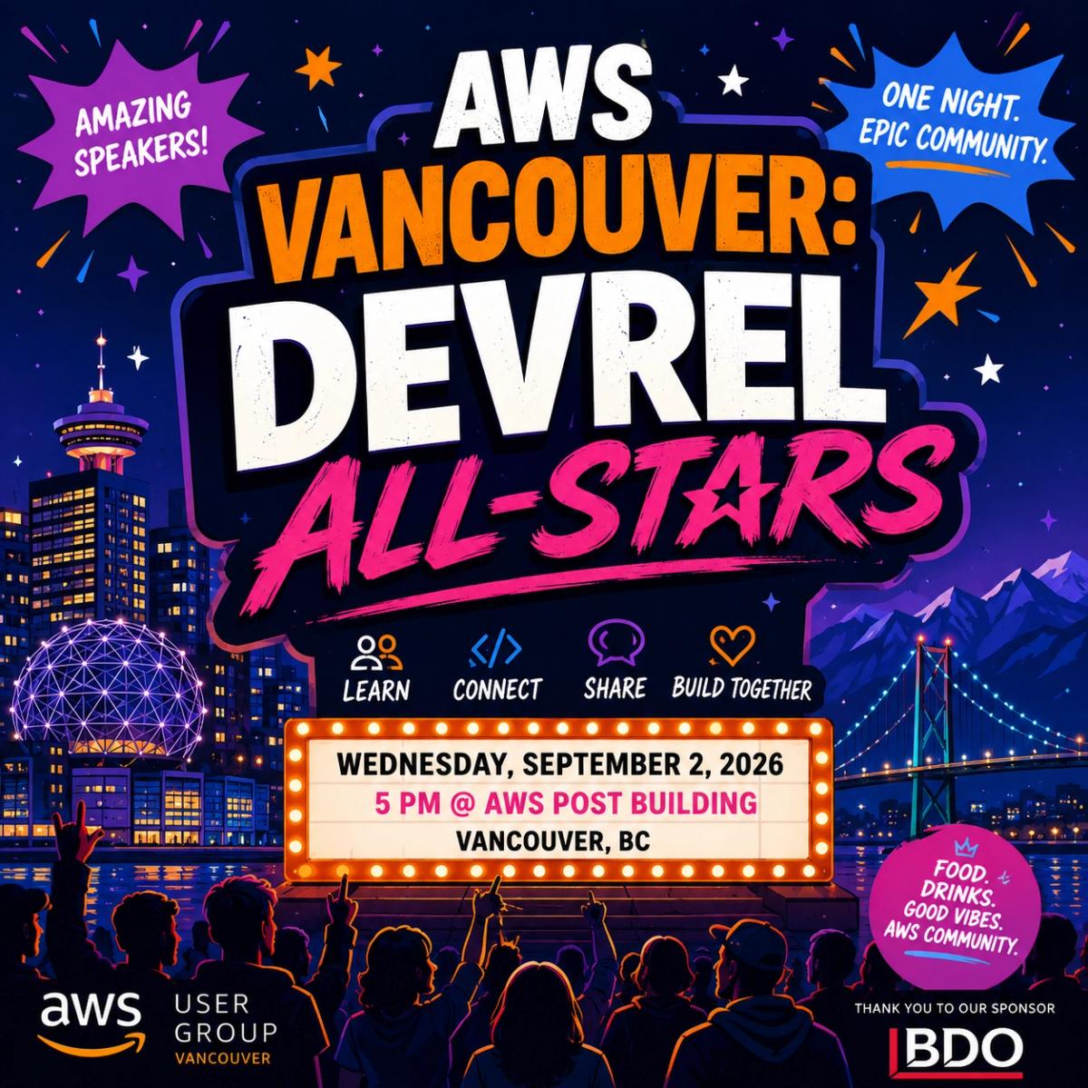 AWS Vancouver: DevRel All-Stars